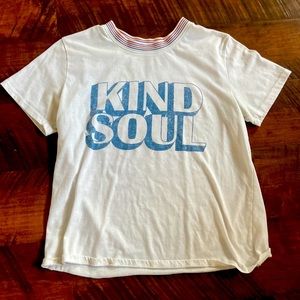 “Kind soul” white T-shirt